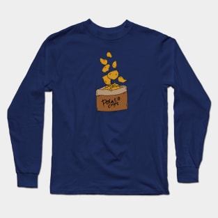 How do you keep crispy potatoes crispy? Long Sleeve T-Shirt